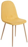 Комплект от 2 жълти трапезни стола Lissy - Bonami Essentials