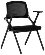 Посетителски стол Carmen 1706 - черен