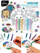 Kidea - Креативен комплект блестящи подложки Animals 98750
