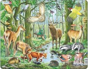 Larsen - Пъзел: Животни – "Горски животни" – 40 части, голям