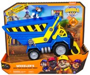 Paw Patrol - Rubble and Crew Строителна машина със звукови и светлинни ефекти и кученце 6070126