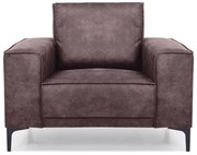 Тъмнокафяв фотьойл от изкуствена кожа Copenhagen - Scandic