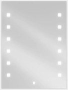 Mexen Ner осветено огледало за баня 60 x 80 см, LED 6000K, анти-конденз - 9809-060-080-611-00