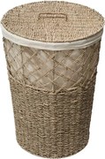 Кош за пране 5five, Кръгъл, Ротанг, 41 l