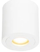 Модерен кръгъл прожектор за баня бял - Capa