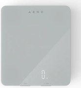 Кухненска везна с анализ на хранителни стойности Aeno AKS0001S,  Smart, 8 кг, Закалено стъкло, TAPA, LED дисплей, Бял