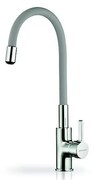 Pyramis 90938001 - Смесител FLESSI с гъвкаво рамо, сив