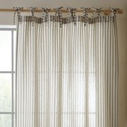 Сиво перде 140x229 cm Zanzibar Woven Stripe – Pineapple Elephant