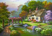 Anatolian - Пъзел Къщата с розите - 3000 части