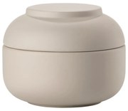 Бежов керамичен органайзер за баня за памучни тампони Sensu – Zone