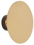 Интелигентна стенна лампа кръгла златиста с 2 Wifi g9 - Pulley