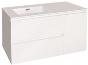 Конзолен PVC шкаф ICP 10545 с умивалник, 105.5x45x60см