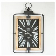 Стенен часовник 1xAA 76x46 бежов/черен