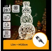 Aigostar - LED външна коледна украса 3,6W/31/230V 2700K 120cm IP44 снежен човек