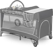 Lionelo - Преносима кошара FLOWER Grey Stone