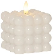 Бяла восъчна LED свещ Точка, височина 9,5 см Flamme - Star Trading