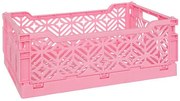 Детска сгъваема щайга Atmosphera Arry, 31x20x11,5 cm - Розов