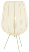 Кремава настолна лампа (височина 60 cm) Plumeria - Light &amp; Living