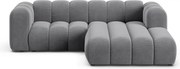 Светлосив ъглов диван (десен ъгъл) Lupine – Micadoni Home