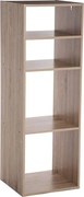 Рафт 5five Mix'n Modul, 2+2 отделения, MDF, 35x32x101 cm - Естествен