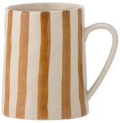 Глинена чаша в цвят жълта охра и бяло 440 ml Begonia – Bloomingville