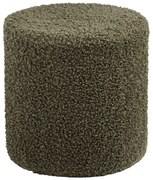 Зелена табуретка от прежда с примки от букле Ejby – House Nordic