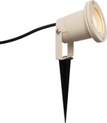 Градински прожектор бежов GU10 50mm регулируем IP65 вкл. кабел и щепсел - Basic