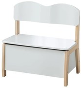 Бяла детска пейка – Roba