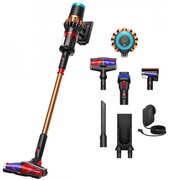 Вертикална прахосмукачка Dyson V16 Piston Animal 492963-01, 315AW, 900W, 1.3 л, 70 мин, CleanCompaktor™, Hyperdymium™, MyDyson™, HEPA, LCD, Черен/мед