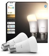Комплект от 2 димируеми LED крушки Philips Hue WHITE E27/9,5W/230V 2700K