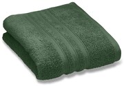 Тъмнозелени памучни хавлиени кърпи в комплект от 2 бр. от тери 90x140 cm Zero Twist – Catherine Lansfield