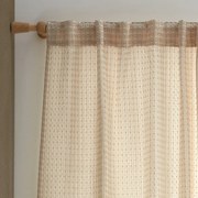 Бежова завеса 140x183 cm Muscat Waffle – Pineapple Elephant