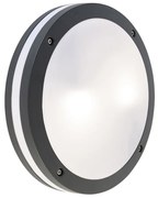 Интелигентна стенна и таванна лампа тъмно сива с Wi-Fi A60 - Glow