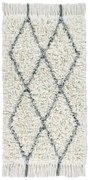 Кремав ръчно изработен вълнен килим подходящ за пране 80x140 cm Berber Soul – Lorena Canals