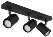 Globo 57918-3B - Спот JAMES 3xGU10/25W/230V черен