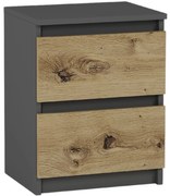 Стилно нощно шкафче 40 x 30 cm - R2 artisan mix antracit