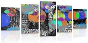 картини от 5 части – Абстрактна композиция