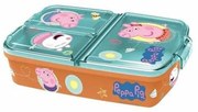 Кутия за Обяд с Отделения Peppa Pig    19,5 x 16,5 x 6,7 cm полипропилен