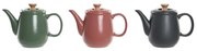 чайник DKD Home Decor Естествен Розов каучук Бял Зелен Тъмно сив Каменинов