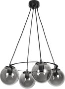 Полилей ДЕА, черен/сив, 4xE27