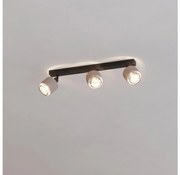 Eglo 43658 - Аплик ROSLEY 3xE14/40W/230V черен/бежов