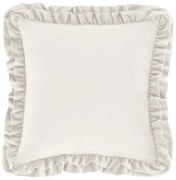 Кадифена декоративна възглавница 43x43 cm Velvet Double Frill – Catherine Lansfield