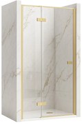 Врати за душ кабини Rea Atlas 80 Brush Gold