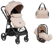 Детска количка 3в1 Gianni KIKKABOO - Beige
