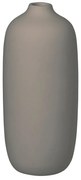 Сива керамична ваза, височина 18 cm Ceola - Blomus