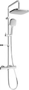 Mexen KX33 комплект за душ за външен монтаж с душ глава и термостатичен смесител, хром - 771503391-00