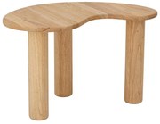 Масичка за кафе от масивно каучуково дърво в естествен цвят 44x65 cm Luppa – Bloomingville