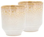 Кремави чаши за еспресо от керамика в комплект от 2 чаши от 80 ml Styles - Villa Collection