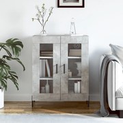 Sonata H Сайдборд, бетонно сив, 69,5x34x90 см, инженерно дърво