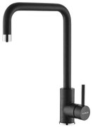 ALVEUS 1139812 - Кран за мивка DUAL 37 см гранит/черен